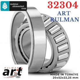 32304 Art Konik Makaralı Rulman  20x52x22,25 - 20*52*22,25 mm 32304 Art Konik Makaralı Rulman  20x52x22,25 - 20*52*22,25 mm